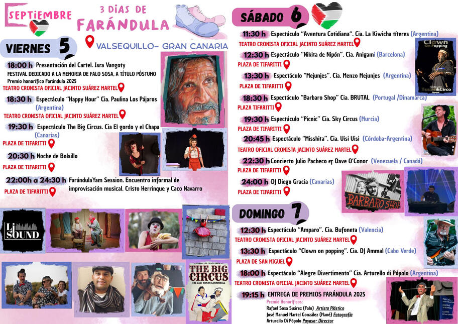 Programación 3diasFarandula2025